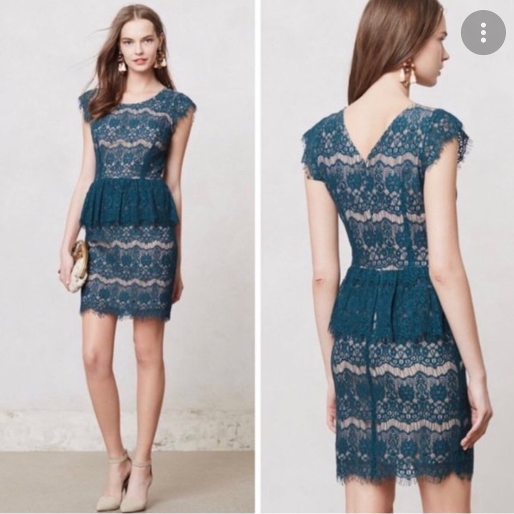 Anthropology Lace Dress- Large